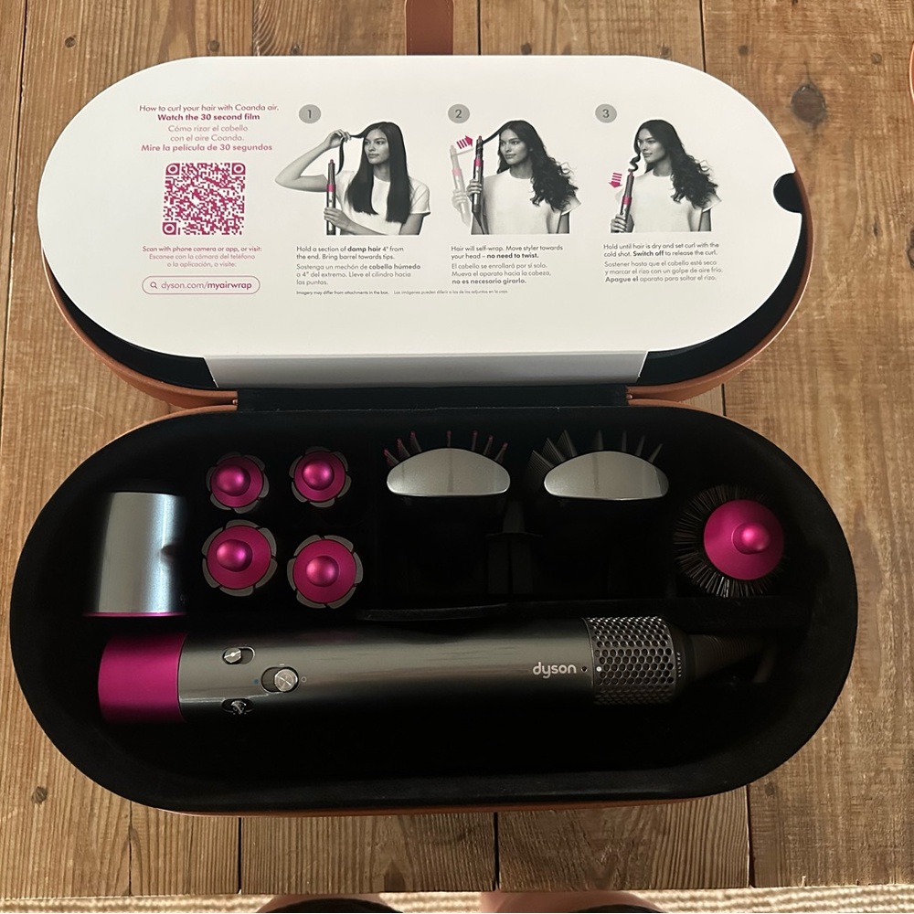 Dyson Hair Styling Set with Pink Accents - only used a few times